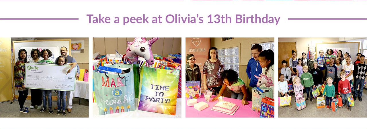 Take a peek at Olivia's 13th birthday
