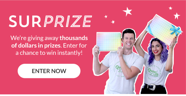 We're giving away thousands in prizes. Enter for a chance to win instantly!