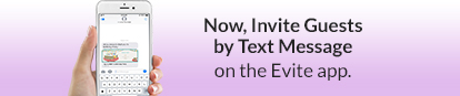 Now, invite guests by text message.