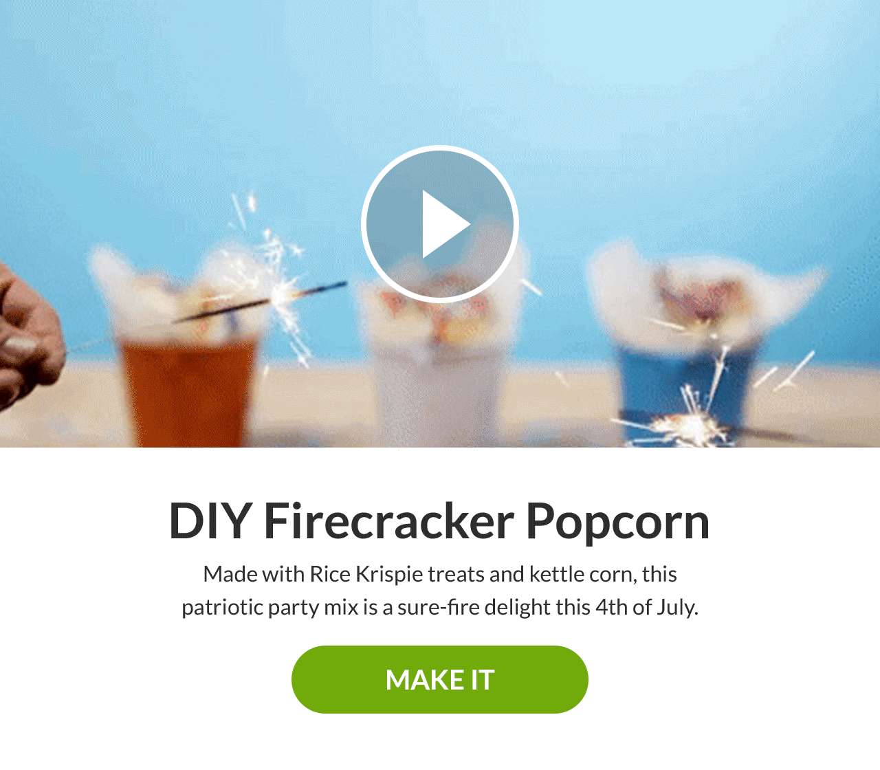 DIY Firecracker Popcorn