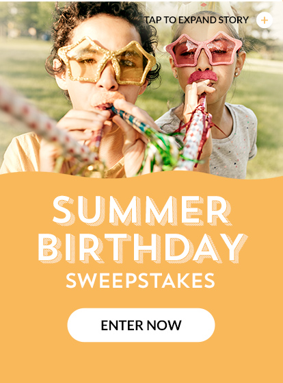 Enter Evite's Summer Birthday Sweepstakes!