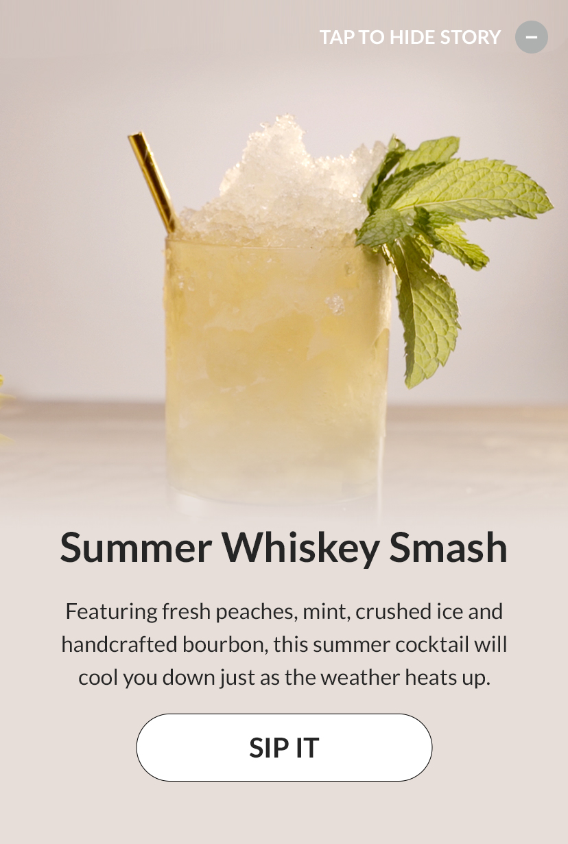 Summer Whiskey Smash