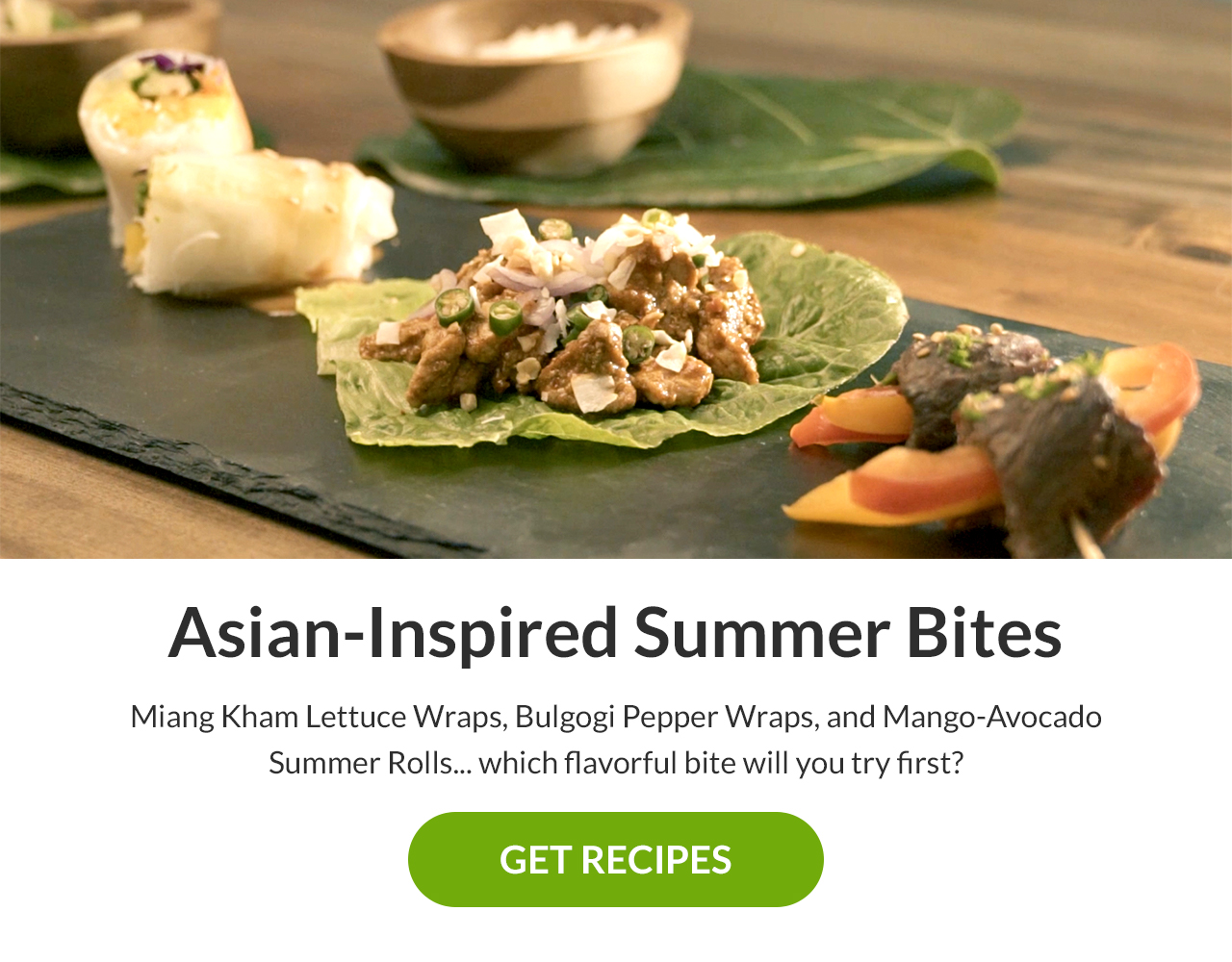 Asian-Inspired Summer Bites