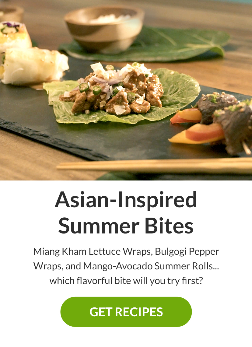 Asian-Inspired Summer Bites
