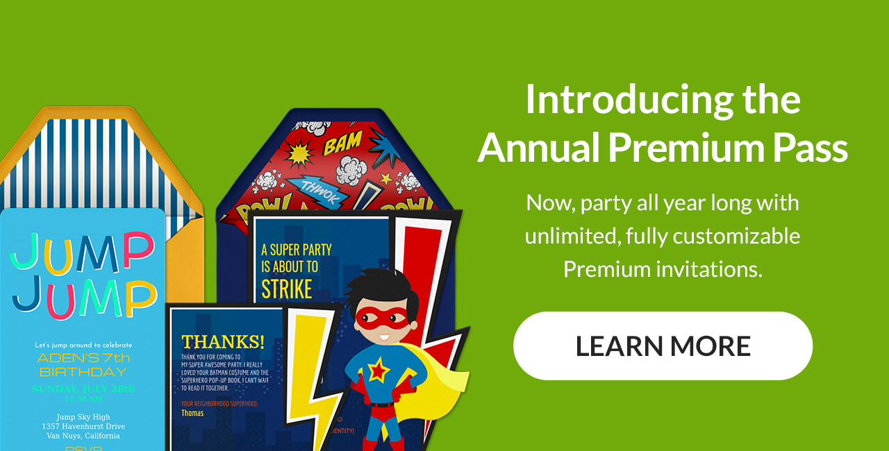 Introducing the Annual Premium Pass. Learn More!
