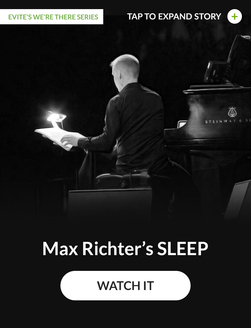 Max Richter's SLEEP. Watch It!