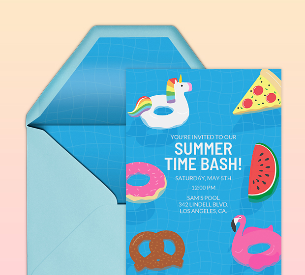 Set up your summer social agenda with our latest invitation designs for outdoor fun. BROWSE INVITATIONS!