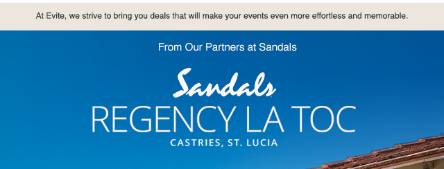 From Our Partners at Sandals