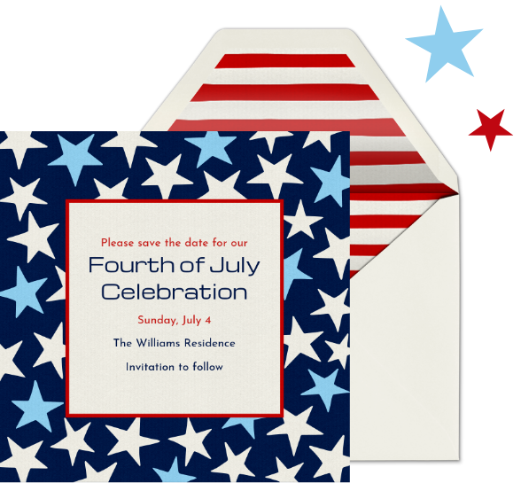 July 4th Celebration Card image
