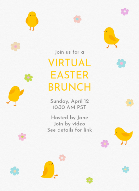 Easter Invitation image