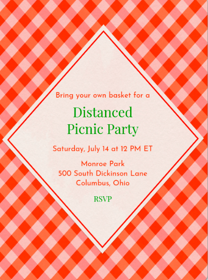 Picnic Party Invitation image