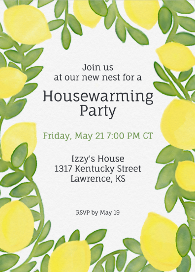 Housewarming Party Invitation image