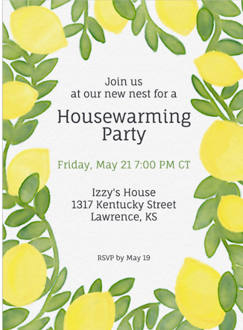 Housewarming Party Invitation image