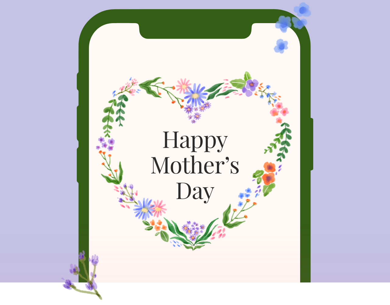 Mother's Day Mobile Screen image