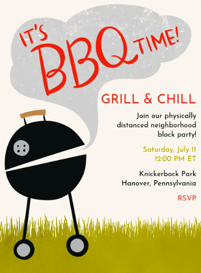 BBQ Invitation image