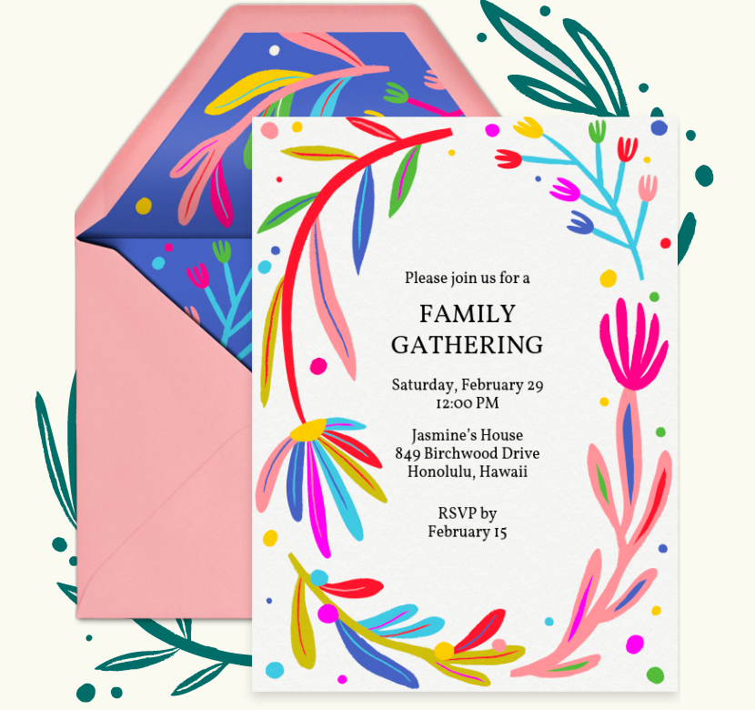 Family Gathering Invitation image