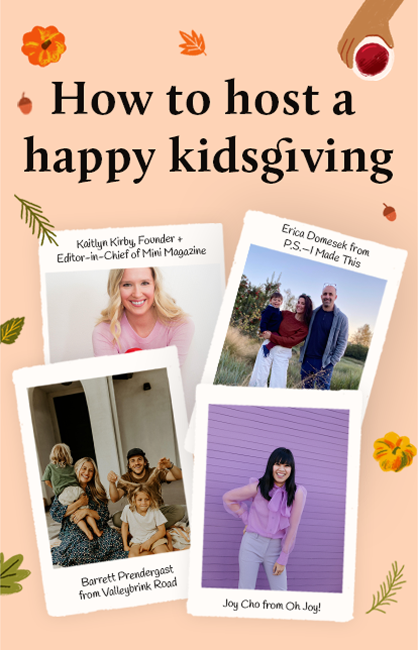 How to host a happy kidsgiving