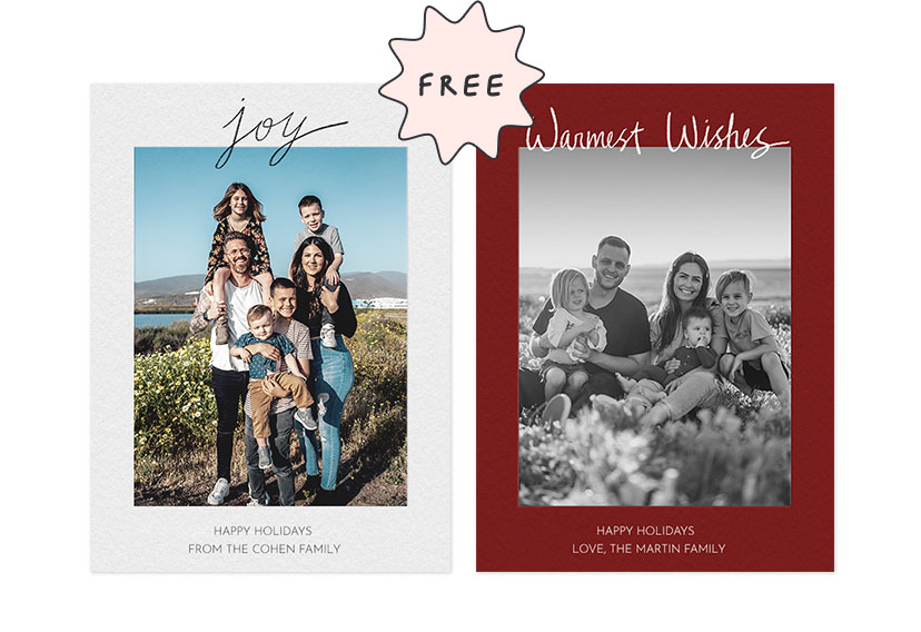 Free holiday cards