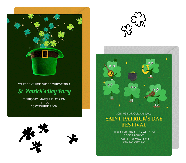 St. Patrick Invitations