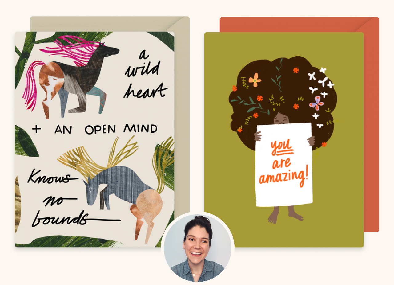 Invitations designed by Hannah Beisang