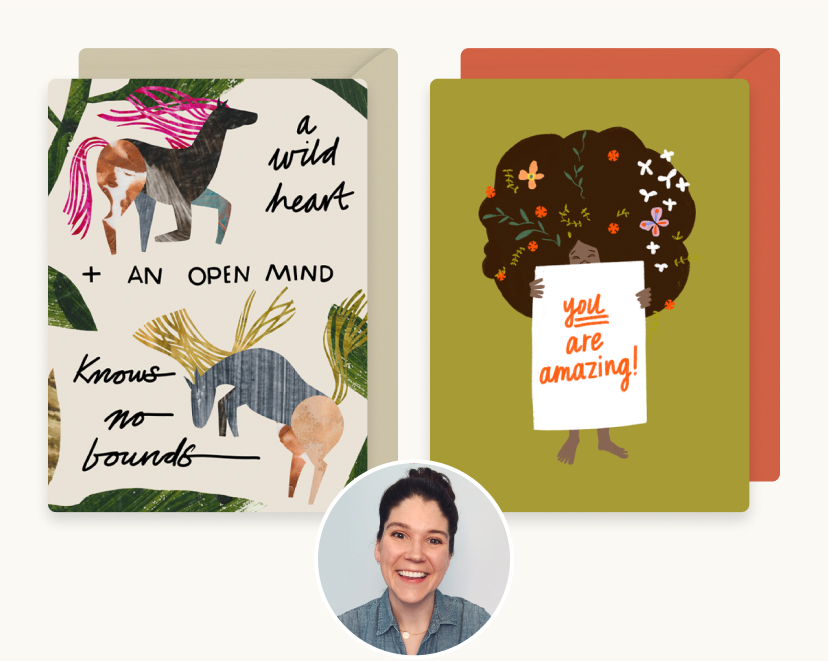 Invitations designed by Hannah Beisang