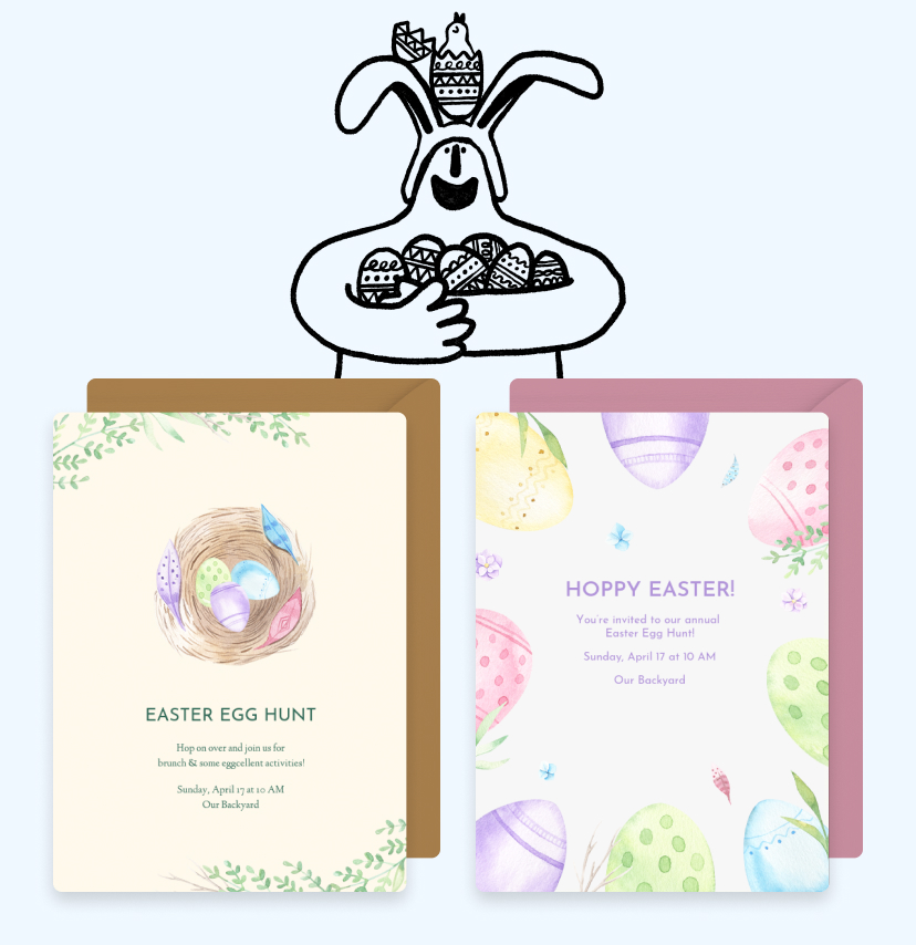 Easter invitations