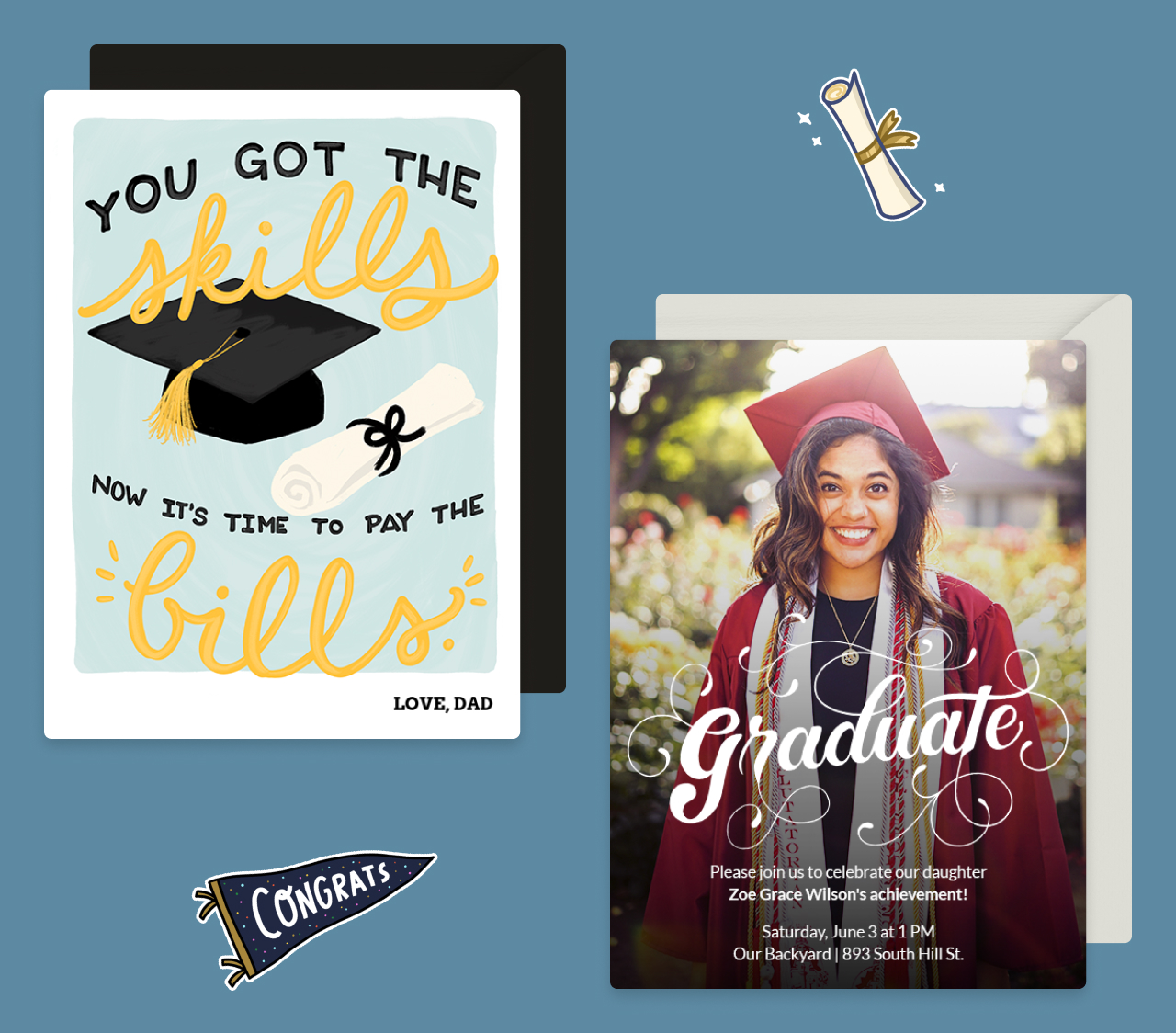 Graduation invitations