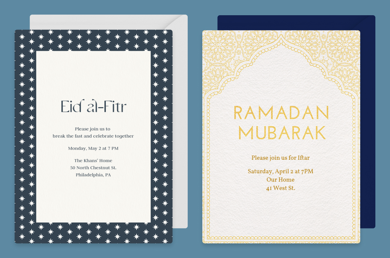 Ramadan invitations