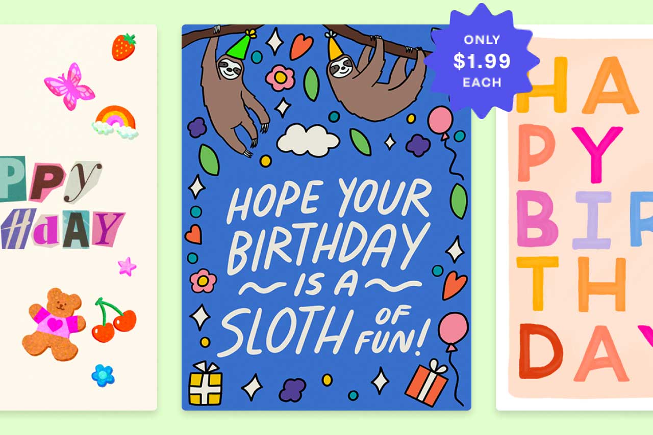 Kids birthday cards