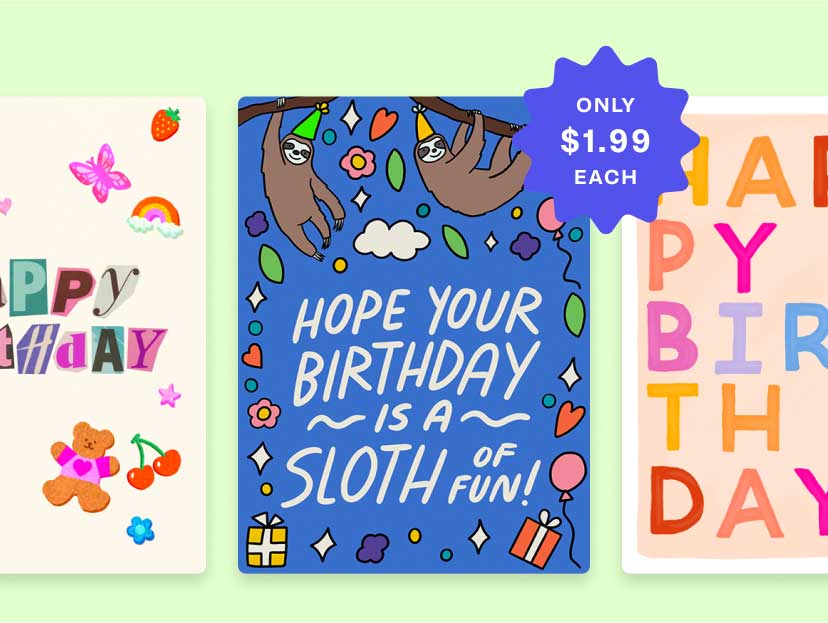 Kids birthday cards