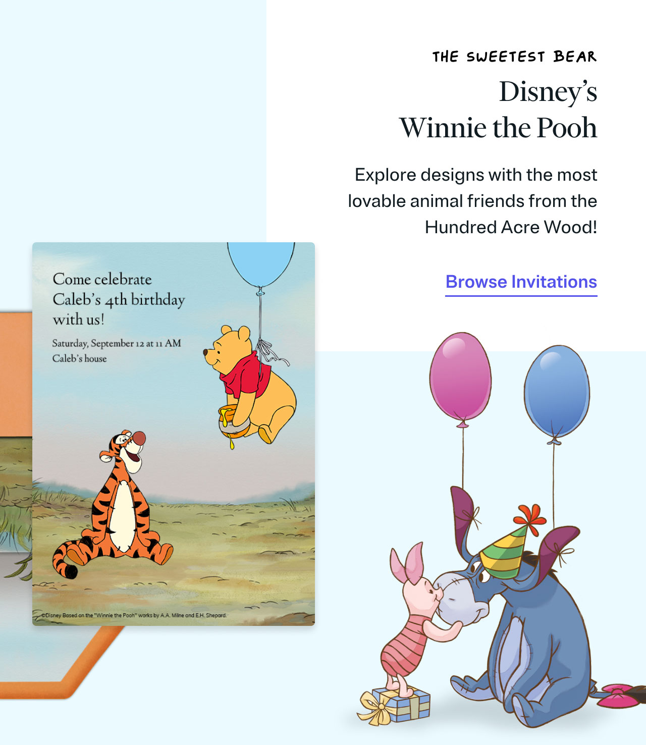 The Sweetest Bear | Disney's Winnie the Pooh | Explore designs with the most lovable animal friends from the Hundred Acre Wood!