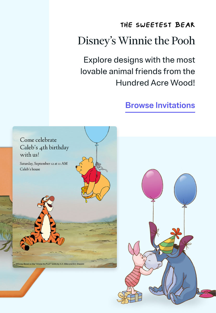 The Sweetest Bear | Disney's Winnie the Pooh | Explore designs with the most lovable animal friends from the Hundred Acre Wood!
