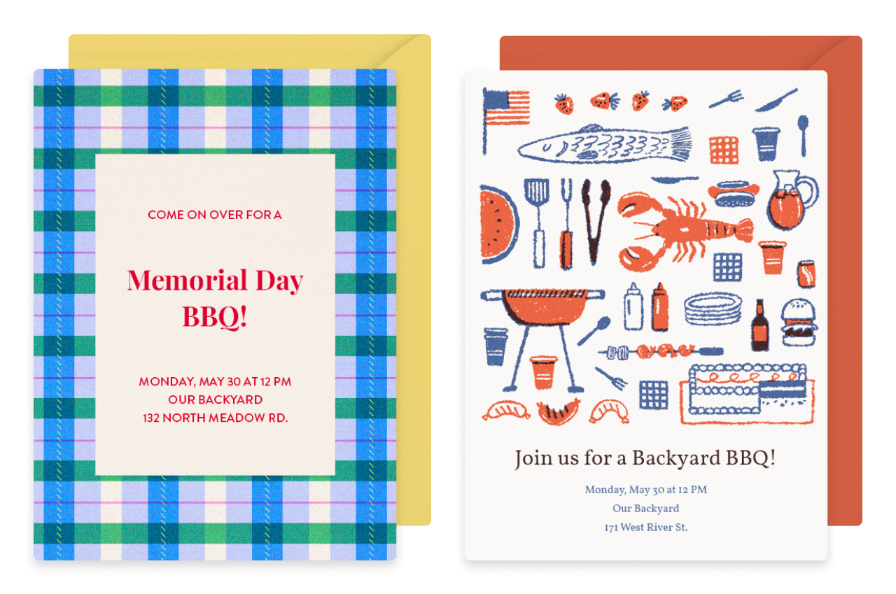 Memorial Day Invitations
