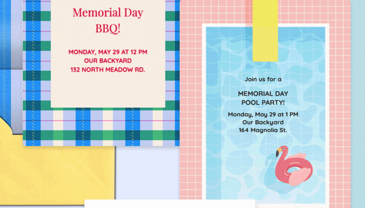 Memorial Day Invitations