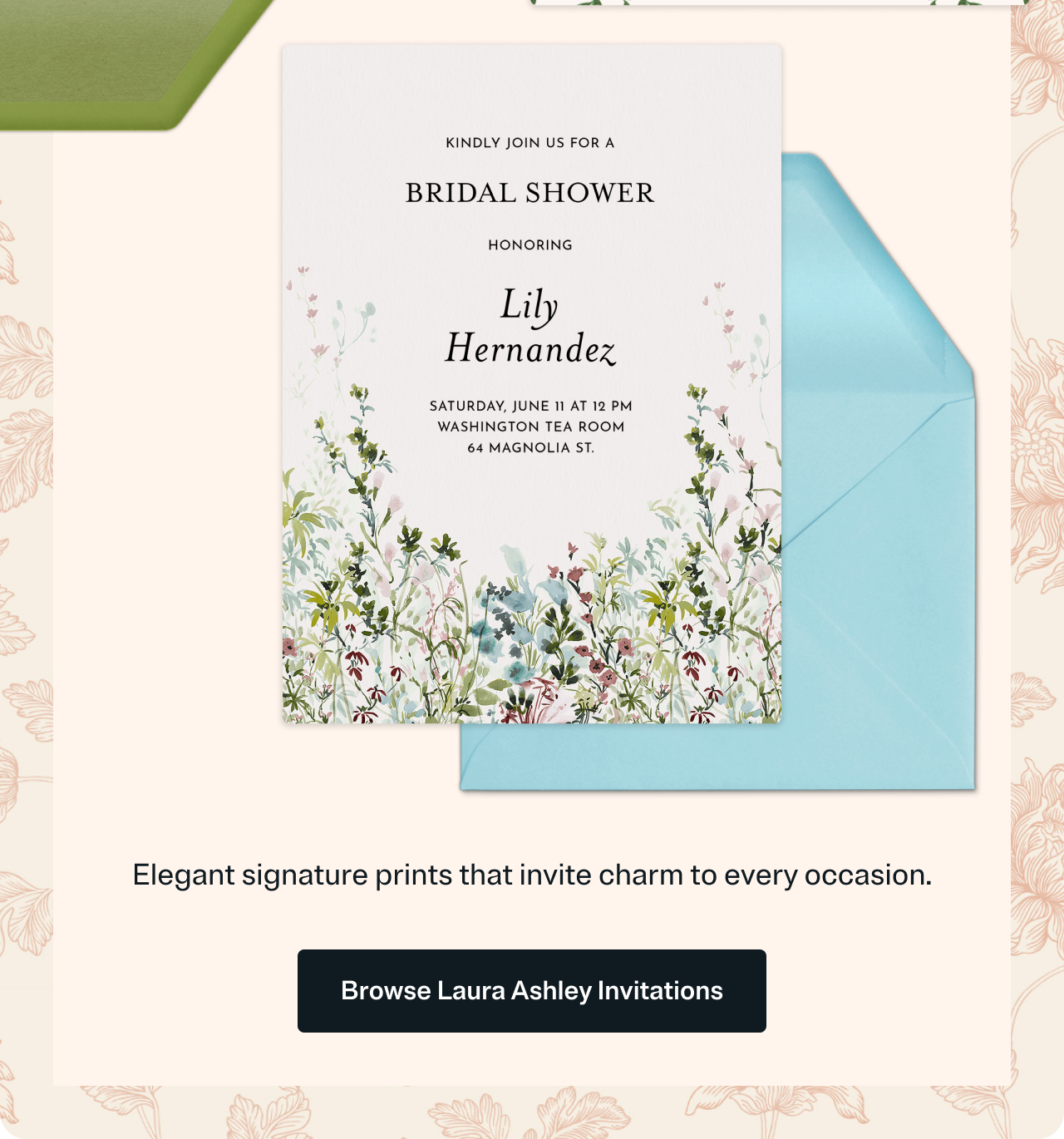 Laura Ashley Invitations