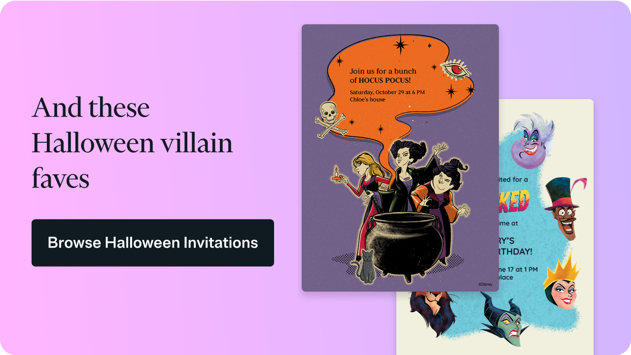 And these Halloween villain faves