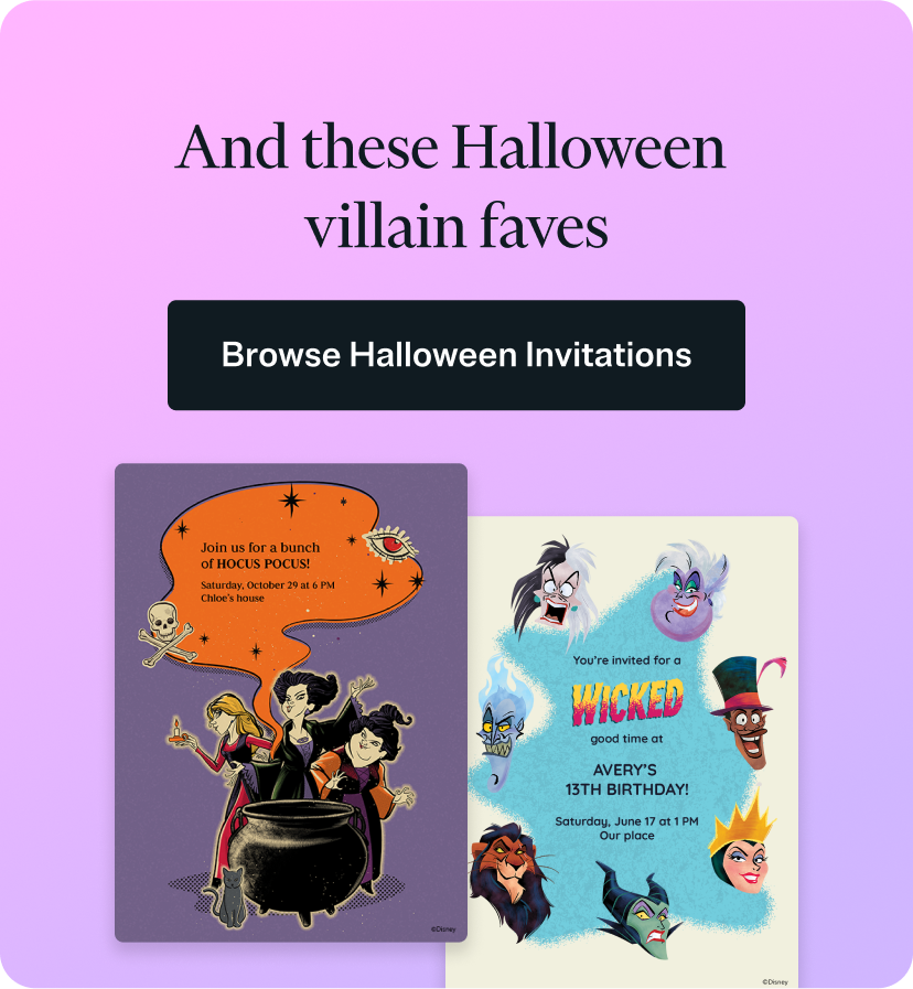 And these Halloween villain faves