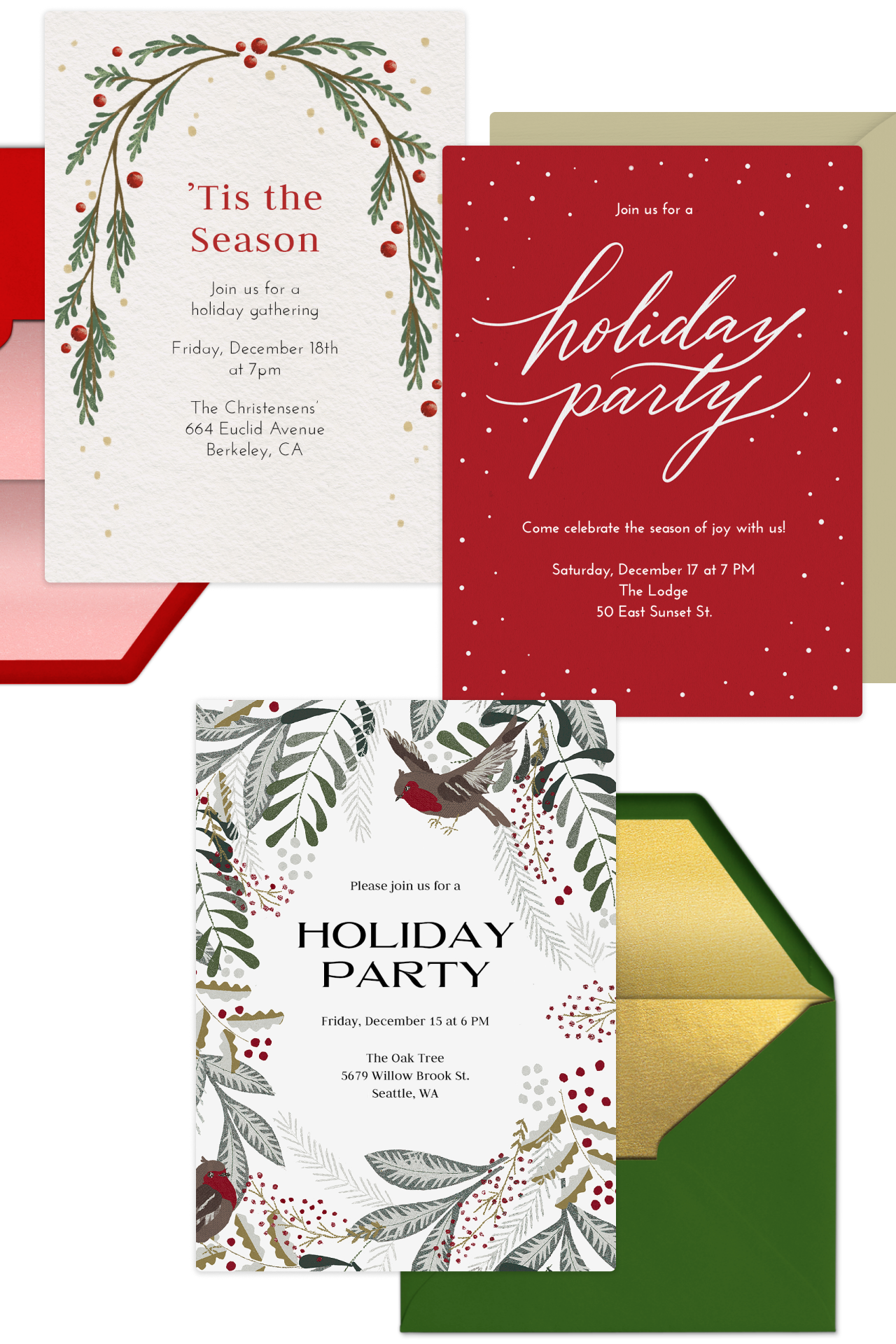 Holiday Invitations