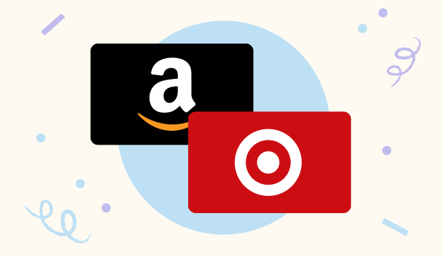 Amazon and Target eGift Cards